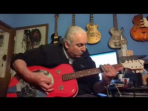 Vintage Airline Folkstar Resonator Guitar - Video Demo - For Sale