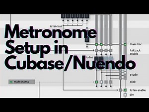 Metronome Setup in Cubase 5 | Cubase 10.5 | Cubase 11 | Nuendo 4