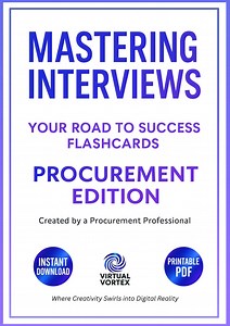 Procurement Interview Flashcards: Job Search Prep (digital Download) - Etsy Canada