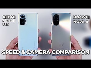 Redmi Note 10 Pro vs Huawei Nova 8 SPEED TEST & CAMERA Comparison | Zeibiz