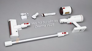 10K views · 39 reactions | Bạn không tin tưởng vào mấy con Robot, nhưng vẫn muốn việc vệ sinh nhà cửa nhanh hơn, thì chắc chắn Deerma VC25 là lựa chọn hàng đầu... Hoạt động bằng Pin nên khá là gọn gàng và di động, Lực hút thì khá mạnh lên đến 10.000Pa... mạnh hơn mấy con robot nhiều. Đặc biệt là giá khá phổ thông | Chiêm Tài Mobile | Facebook