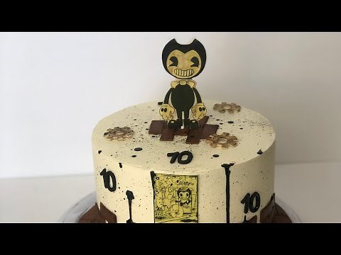 Bendy and the ink machine cake
