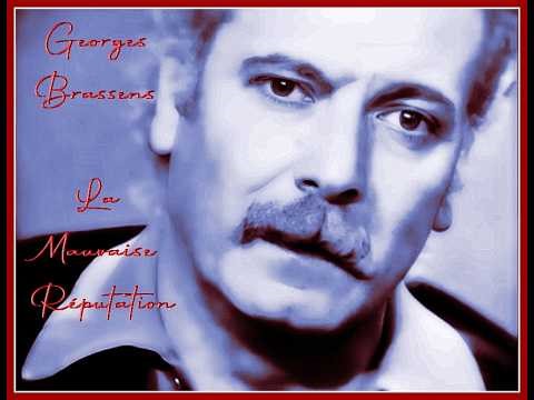 Georges Brassens - La mauvaise réputation - HD LIVE 1969