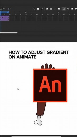 The GRADIENT in Adobe Animate 😫🫠 #animationlesson #howtoagjust #kemischool