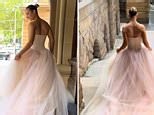 Tammy Hembrow featured a stunning Vera Wang dress for her wedding