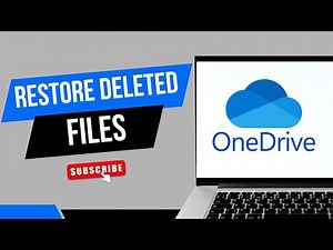 How to Restore Deleted Files and Folders in OneDrive [Microsoft 365 - OneDrive Tutorial]