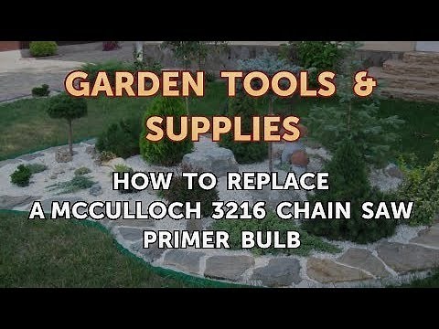 How to Replace a McCulloch 3216 Chain Saw Primer Bulb
