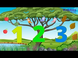 Counting to 3 | Learn to count to 3 for kids + 123 to 10 song KiddiesAmuse