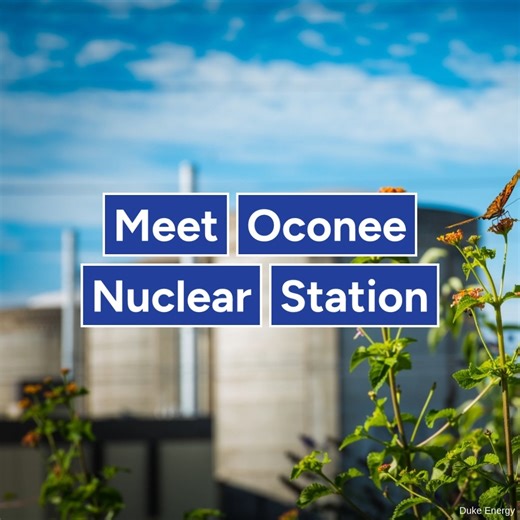 Meet Oconee 👋 Oconee Nuclear Station has 3 pressurized water reactors that provide enough reliable and affordable power to nearly 2 million homes in South Carolina. Unit 2 first connected to the grid on this day back in 1973. #nuclear #electricity | U.S. Department of Energy Office of Nuclear Energy