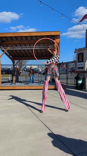 It's Lehigh Valley IronPigs Opening Day at Coca-Cola Park in Allentown! #stilts #openingday #allentown #ironpigs | Lehigh Valley with Love