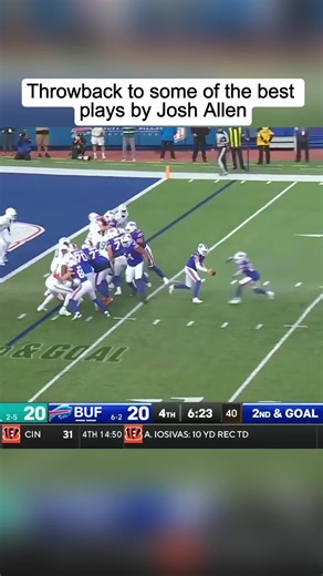 Throwback to some of the best plays by Josh Allen #nfl #nflfootball #nflhighlights #joshallen #bills