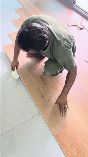 How to Install SPC Flooring in Apartment | Step by Step Installation Process #flooringtips #shorts