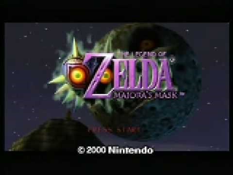 Legend of Zelda Majora's Mask: Title Intro