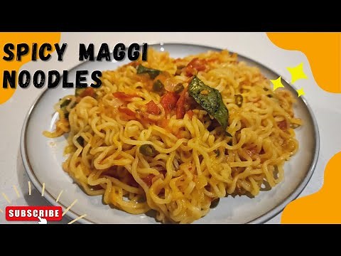 Best way to cook Maggi noodles ll Spicy Maggi Noodles Recipe ll Instant noodles recipe l Easy recipe