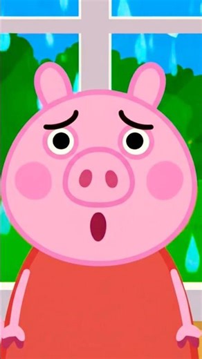 Peppa Pig and the Rainy Day Adventure 🐷🌧️#shorts