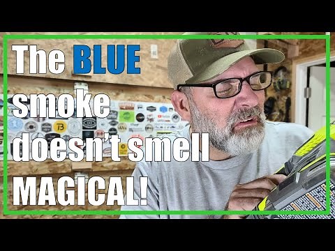 Repairing Broken RYOBI Tools | There is nothing MAGICAL about the BLUE SMOKE! | 2020/31