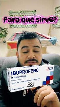 Para que sirve el ibuprofeno?👨🏻‍⚕️💊