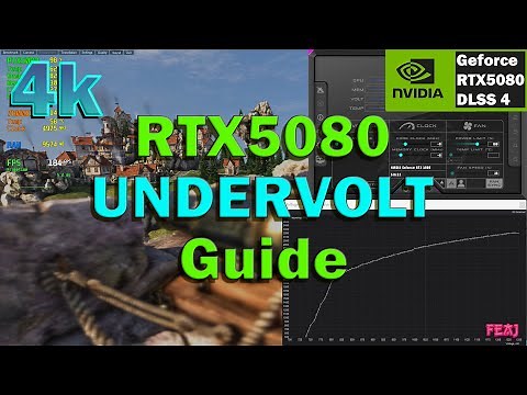 RTX 5080 Undervolt Turorial | Amazing Results | More Fps | Lower Temperatures | Less Power Usage