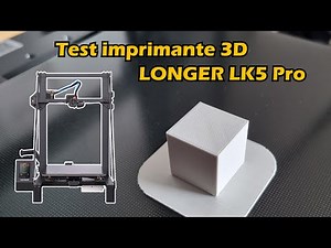 Je découvre l'impression 3D avec la Longer LK5 Pro.
