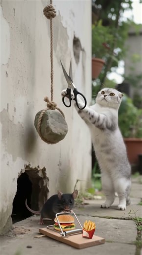 OMG! The Rock Is Falling—Mouse in Danger!