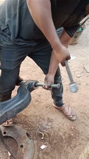 fondaksell pin setting #machine #ballbearing #welding #stickwelding #lathemachine