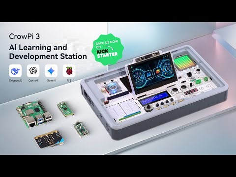 CrowPi 3: All-in-One Al Learning and Development Station | Back Us on Kickstarter
