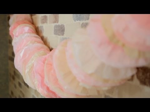 Coffee Filter Garland - Let's Craft with ModernMom