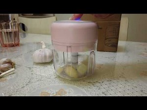 2020 New Kitchen Tools Electric Mini Food Garlic Vegetable Chopper Garlic Press Crusher Chopper