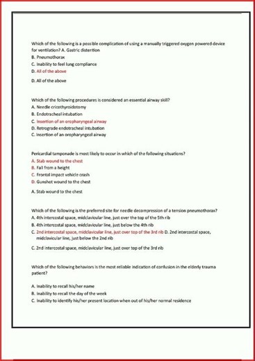 Atls Post Test Actual Exam 180 Questions And Correct Verifieupdate video