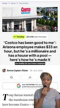 How a Costco Cashier Became a Millionaire? 💵 #money #millionaire #shorts