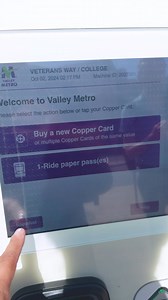 Our new fare machines are now live at light rail stations, making it easier than ever to buy and reload your Copper cards! 💳 | Valley Metro