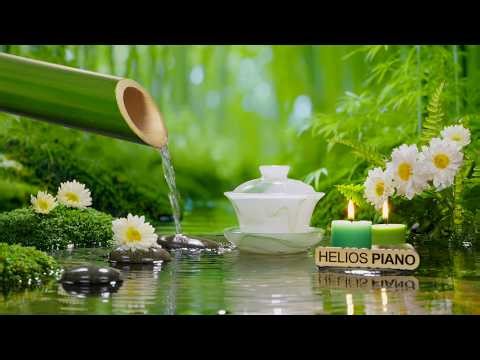 Bamboo Water Fountain + Healing Music 🌿 Relieve Stress, Calm Anxiety & Depression, Ease Overthin...