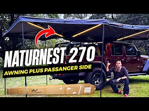 Naturnest 270 Awning Unboxing & Installation: Passenger Side Setup Tips | FireAndIceOutdoors.net