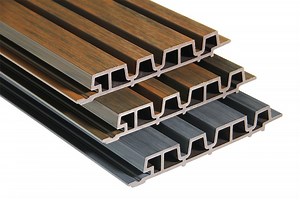 [Hot Item] Commercial Building Exterior Decor 3D Fluted Louver Outdoor PVC Wall Panels