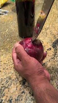 How to cut onions without crying.