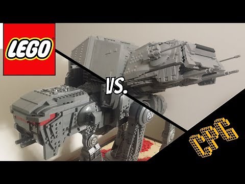 Star Wars AT-M6 vs. AT-AT in LEGO Comparison!!!