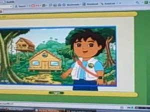 2 years of age and he can use a computer better than I could back then! Impressive kid!