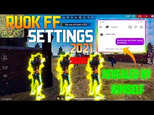 RUOK FF SETTINGS 2021 | REAL SENSITIVITY REVEALED BY RUOK FF