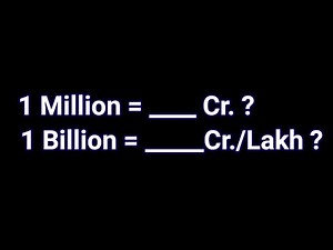 1 billion to ___? crore - conversion | Indian Numbering System vs International Numbering System