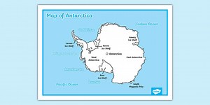 Map of Antarctica