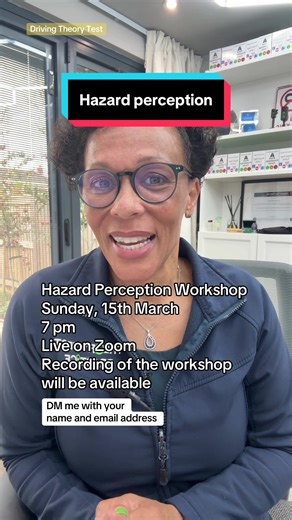 Join Our Hazard Perception Workshop