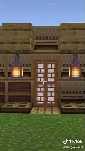Minecraft Japanese Shoji Door Banner Design Tutorial