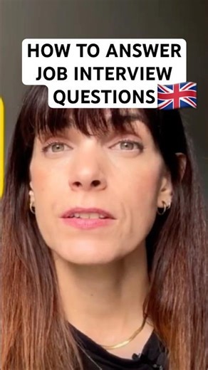 How to Answer Job Interview Questions in English 🇬🇧 #esl #jobinterviewtips #interview