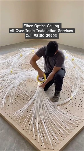 Fiber Optics Based Ceiling Light Design, #ceilingdesign #stretchceiling #construction