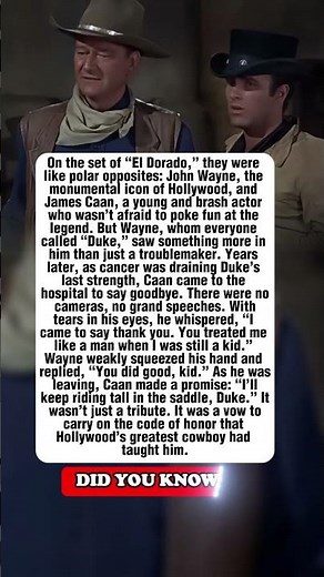 James Caan’s Final Promise to John Wayne