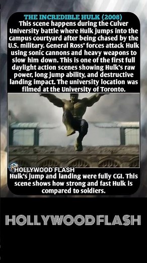 The Incredible Hulk (2008) – Epic Culver University Battle Scene 💥