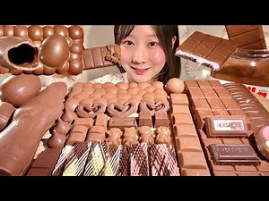 ASMR Frozen Chocolate🍫【Mukbang/ Eating Sounds】【English subtitles】
