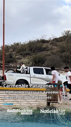 Noticiasnet on Instagram: "El paseo más ARGENTINO que vas a ver hoy Un video se dio a conocer en las ultimas horas de un vecino de la comarca Viedma-Patagones paseando en la costanera mientras tocaba un chamame en la parte trasera de una camioneta Video: @kevindaurade"