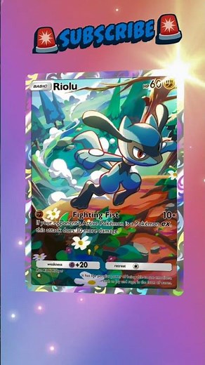THE AURA IS PULSING! 🐾✨ Riolu Illustration Rare Pull!