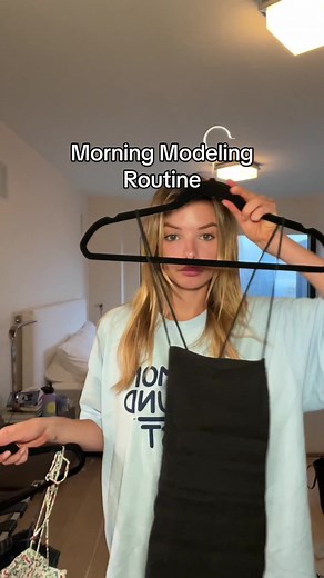 morning routine for a day of modeling #morningroutine #modelingtips #modelroutine #whatieat #morningvlog